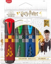 Set tekst markera Maped Harry Potter - 4 boje