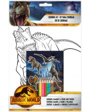 Set za bojanje Kids Licensing - Jurassic World -1