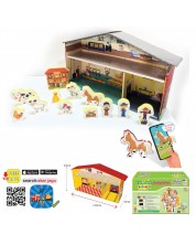 Set igračaka koji govore Jagu - Farma i kuća, 12 dijelova -1