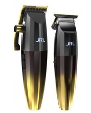 Set profesionalne mašinice za šišanje i trimera JRL - Gold Combo, crno/zlatni