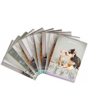 Set od 10 bilježnica Elisa Sweet Pets - A5, 62 lista, asortiman