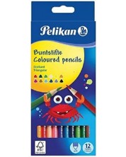 Set trokutastih olovaka u boji Pelikan - 12 boja