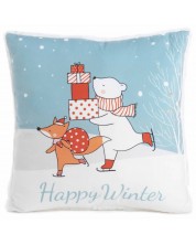 Božićni jastuk Amek Toys - Happy winter -1