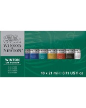 Set uljanih boja Winsor & Newton Winton - 10 boja, 21 ml -1