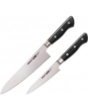Set od 2 noža Samura - PRO-S, crna ručka -1