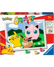 Set za slikanje po brojevima Ravensburger CreArt - Pokemon -1