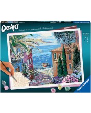 Set za slikanje po brojevima Ravensburger CreArt - Mediteranski krajolik