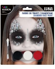 Set boja za lice Kidea - Mjesečeva princeza, s dijamantima