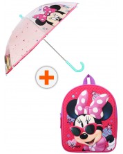Set za vrtić Vadobag Minnie Mouse - 3D ruksak i kišobran, Friends Around Town -1