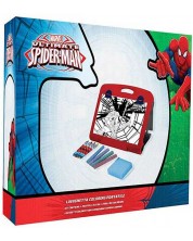 Set za bojanje IMC Toys - Spider-Man, s daskom