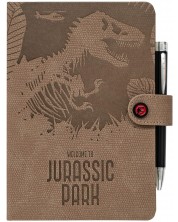 Set bilježnica s kemijskom olovkom Erik Movies: Jurassic Park - Welcome to Jurassic Park, A5 format -1