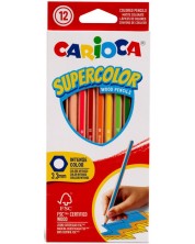 Set olovaka u boji Carioca - Supercolor Hexagon, 12 boja -1