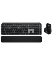 Set miš i tipkovnica Logitech - MX Keys S Combo for Mac, bežični, sivi -1