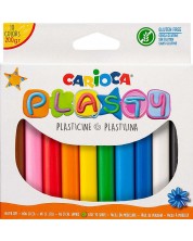 Set plastelina Carioca Plasty - 10 boja, 200 g
