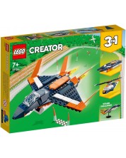 Кonstruktor LEGO Creator 3 u 1 - Nadzvučni zrakoplov (31126)