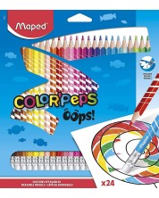 Set olovaka Maped Color Peps Oops - 24 boje, mogućnost brisanja