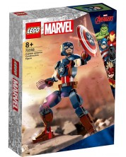 Konstruktor LEGO Marvel Super Heroes - Figura za gradnju Kapetana Amerike (76258)
