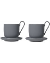 Set od 2 šalice za kavu Blomus - Ro, 290 ml, grafit -1