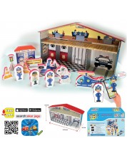 Set igračaka koji govore Jagu - Policijska postaja i kuća, 12 dijelova -1