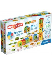 Set magnetskih kocki Geomag - Magicube, Math Building, 55 dijelova -1