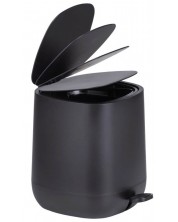 Kupaonska kanta za smeće Wenko - Davos, 5 L, 23.5 х 26 х 27.5 cm, crni mat