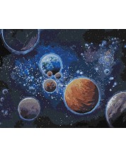 Set za slikanje po brojevima Ideyka - Tajanstveni kozmos, 40 х 50 cm -1