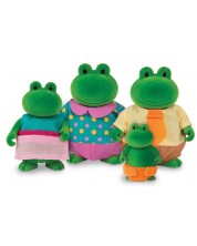 Set figurica Battat Lil' Woodzeez - Obitelj žaba -1