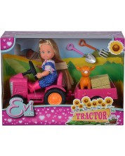 Set Simba Toys Evi Love - Evi s traktorom  -1
