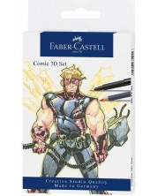 Komplet za stripove Faber-Castell Pitt Artist - Comic 3D, 11 komada