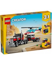 Konstruktor LEGO Creator 3 u 1 - Kamion s helikopterom (31146)