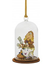Božićni ukras Enesco Disney: Beauty And The Beast - Mrs Potts & Chips, 9 cm -1