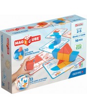Set magnetskih kocki i karte Geomag - Magicube, 16 dijelova -1