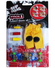 Set igračaka za prste Grip&Trick –  Long Board, plavi -1