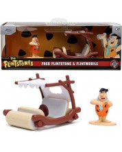 Set Jada Toys - Auto i figurica, Flintstoneovi, 1:32 -1