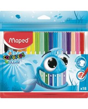 Set flomastera Maped Color Peps - Ocean, 18 boja