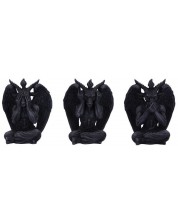 Set kipića Nemesis Now Adult: Humor - Three Wise Baphomet, 10 cm -1