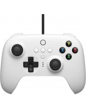 Kontroler 8BitDo - Ultimate Wired, za Nintendo Switch/PC, bijeli