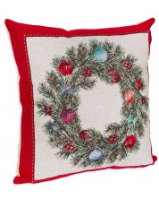 Jastučnica Rakla - Christmas wreath, 47 х 47 cm -1