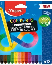 Set olovaka u boji Maped Color Peps - Infinity, 12 boja