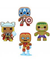 Set figura Funko POP! Marvel: Avengers - Gingerbread Avengers (Special Edition)