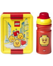 Set boca i kutija za hranu Lego - Iconic Classic, crvena, žuta -1