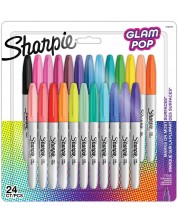 Set permanentnih markera Sharpie Glam Pop - F, 24 boje -1