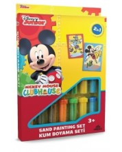 Set za bojanje pijeska Red Castle - Mickey i Donald, s 2 slike -1