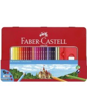 Set olovaka u boji Faber-Castell Castel - 48 boja, metalna kutija