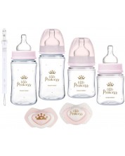 Set za novorođenče Canpol - Royal baby, roza, 7 dijelova