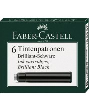Set punila za penkalo Faber-Castell - Crna, 6 komada