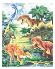 Set za crtanje olovkama u boji Royal - Dinosauri, 22 х 30 cm -1