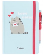 Set bilježnica s kemijskom olovkom Erik Animation: Pusheen - Pusheen, A5 format -1