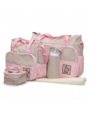 Set torbi Moni - Stella, ružičasta -1