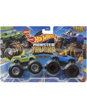 Buggy set Hot Wheels Monster Trucks - Poison Pinto & Rodger Dodger, 1:64 -1